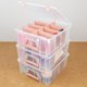 thumbnail image 3 of Caja de Almacenamiento ArtBin Pack de 3 – 8 Compartimentos – Rosa Oro, 3 of 8
