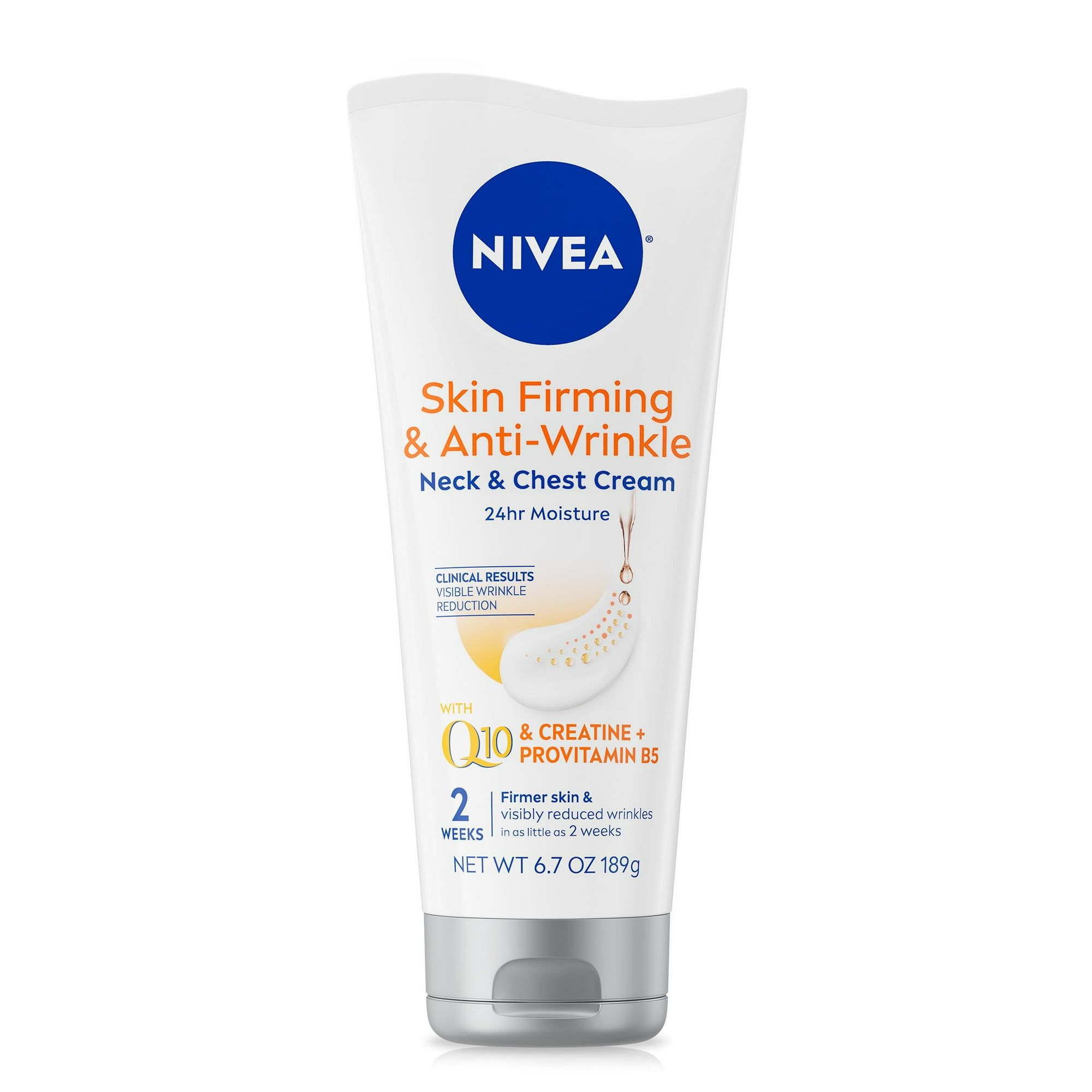 Crema Nivea Skin Reafirmante Antiarrugas Cuello Y Escote 200 Ml