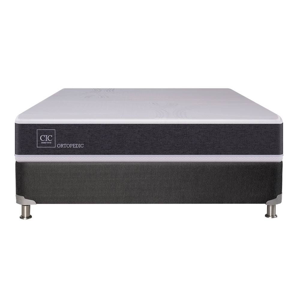 Cic - Box Spring New Ortopedic 2 Plaza Base Normal