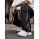 thumbnail image 3 of JMIERR Mens Baggy Parachute Pants Knee Pleat Wide Leg, 3 of 3