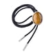 thumbnail image 2 of Corbata de bolo occidental retro, corbata para hombres, collar, corbata con colgante, joyería ovalada, accesorio de ropa para trajes de suéter de fest Amarillo marron, 2 of 5