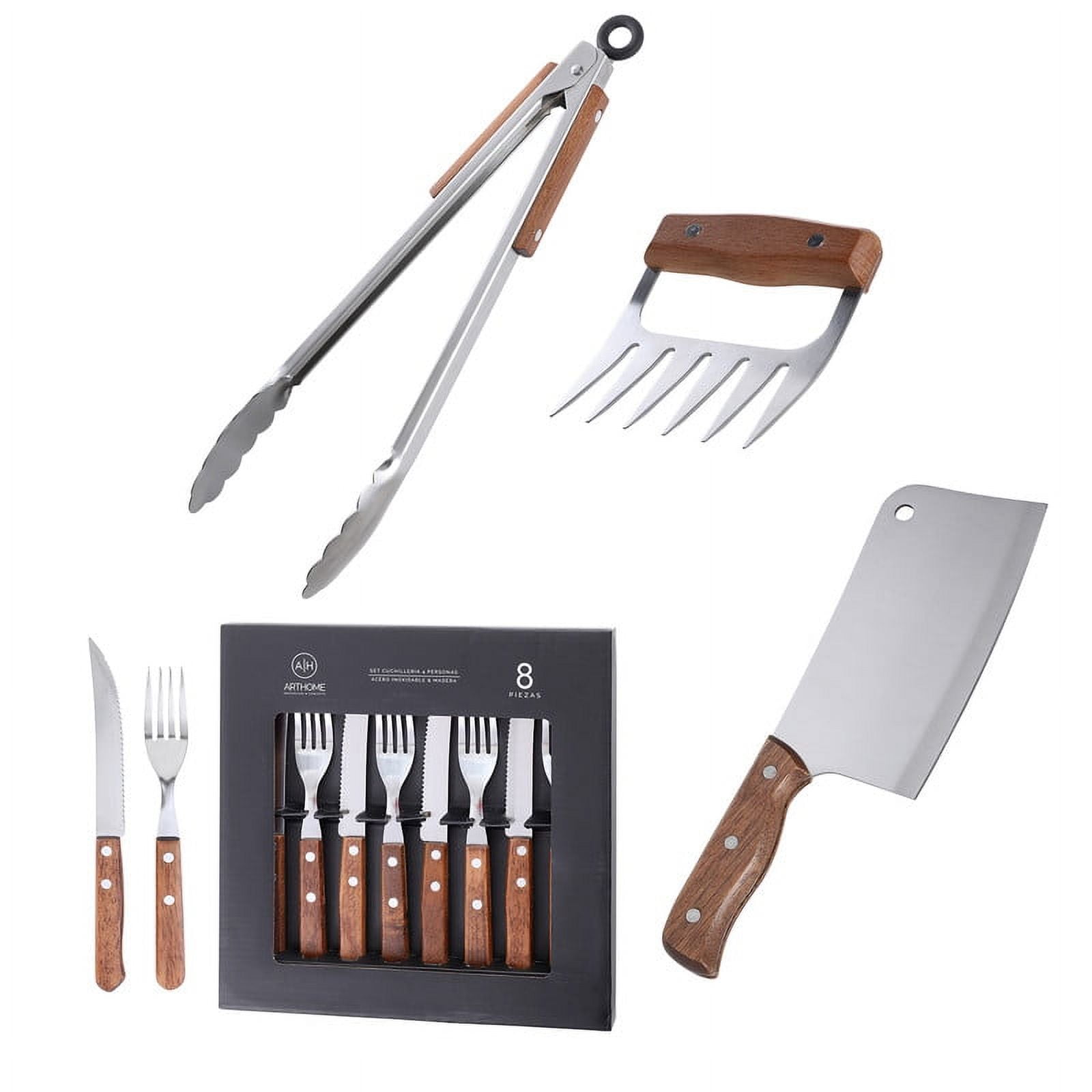 Set Parrilla 11 Piezas Acero Inoxidable Arthome Par66