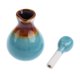 thumbnail image 1 of salón de belleza botella de aceite esencial envase de cerámica de aromaterapia tarro azul, 1 of 5