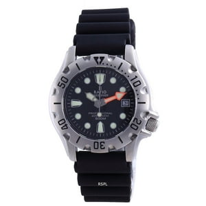 Reloj Ratio Freediver Profesional 500M Zafiro Automático 32Bj202A-Blk Para Hombres