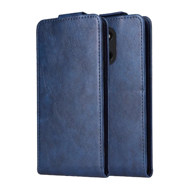 Funda tipo folio para Motorola Edge 60 Fusion con soporte magnético y protección para la cámara Azul
