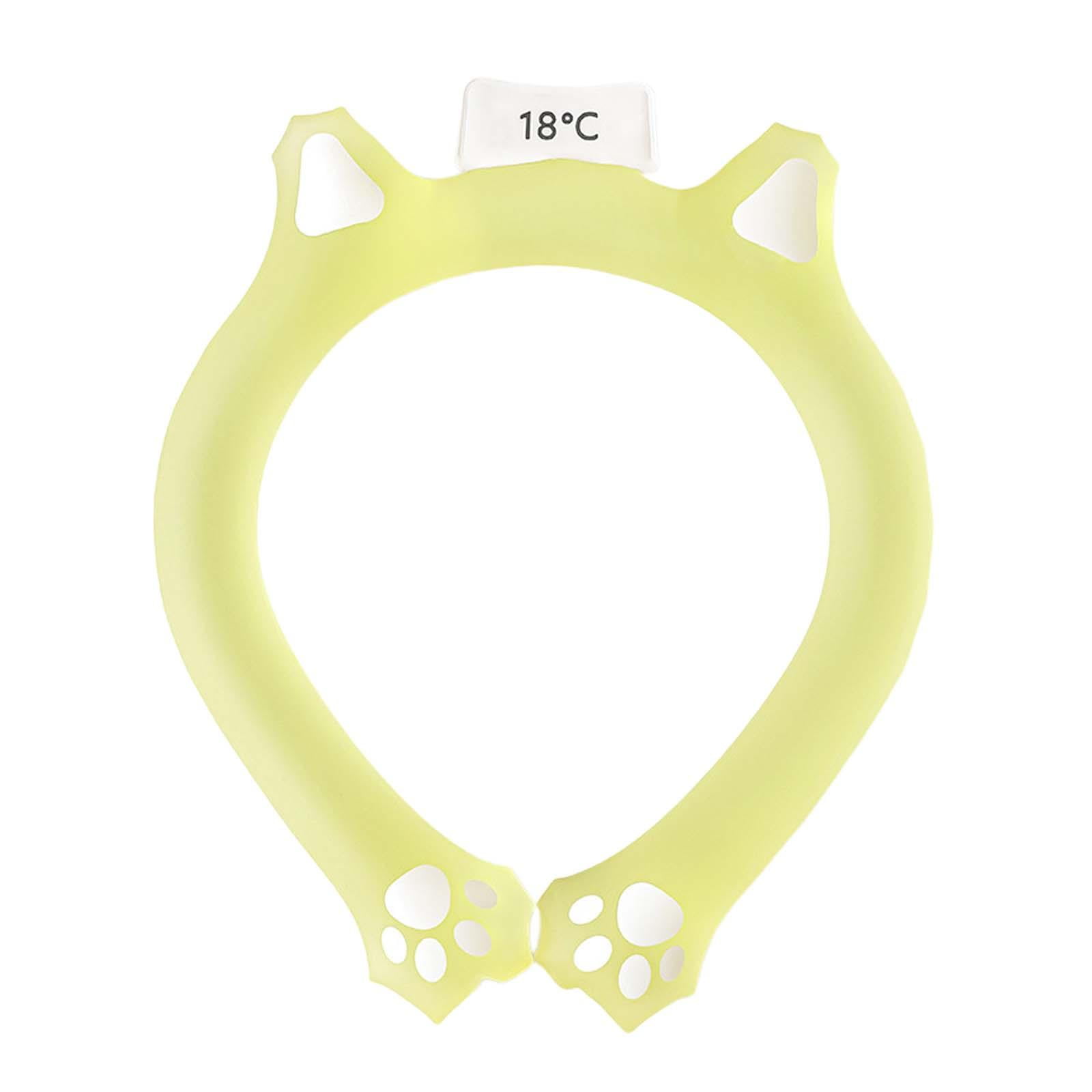 Magideal - Envolturas De Refrigeración Para El Cuello, Aire Acondicionado Personal, Disipación De Calor, Refrigeración Del Cuello, Enfriador De Cuello Reutilizab Amarillo