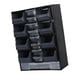 thumbnail image 1 of Organizador De Piezas De Hardware Para Montaje En Pared, Resistente, Para Pernos, Tornillos, Tuercas Y Artículos Pequeños, Color Negro, 1 of 5