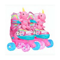 Genérico - Patin 4Ruedas Con Kit Para Niñas Talla (30-33)