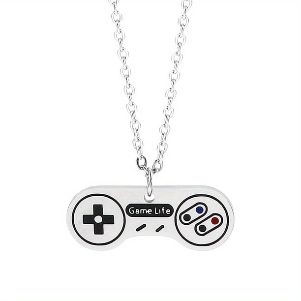 Gamepad Necklace, Cool Punk Hip Hop Game Console Pendant Jewelry