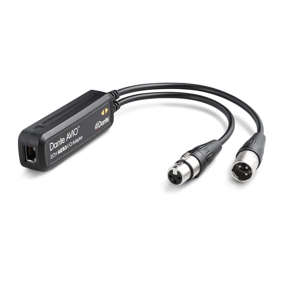 Adaptador de E/S Dante AVIO AES3 Audinate ADP-AES3-AU-2X2