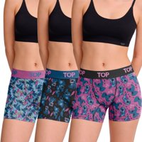 Bóxer Medio Mujer Algodón Pack 3 Stitch C6 Top