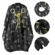 thumbnail image 3 of Unique Bargains 1 Pc Capa de Peluquería con Patrón de Tijeras para Barbería 62.99"x55.12" Negro Amarillo, 3 of 6