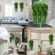 thumbnail image 5 of 4pcs Planta Colgante Artificiales Hojas Redonda De Eucalipto 75cm Verde, 5 of 6