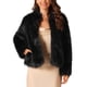 thumbnail image 1 of INSPIRE CHIC Chaqueta Recortada de Forro Polar para Mujer 2024, Manga Larga de Piel Sintética con Bolsillos, Abrigo de Invierno Cálido y Peludo XL Negro, 1 of 5
