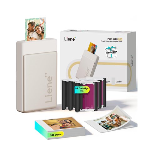 Impresora Fotográfica Portátil Ai Liene Pearl N200 Pro Gold