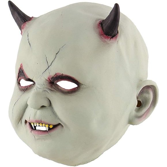 Máscara Látex Muñeco Vampiro Halloween