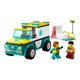 thumbnail image 2 of Bloques de Construcción Ambulancia de Emergencias y Chico de Snowboard, 2 of 4