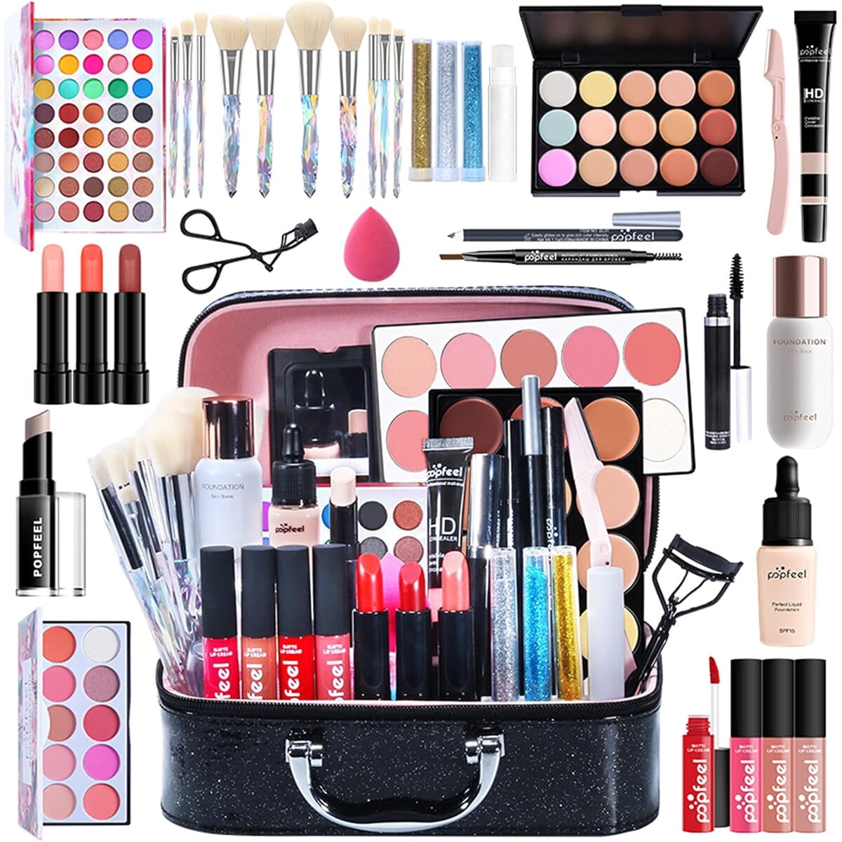 Set Maquillaje Pure Vie All In One Kit Regalo Waterproof