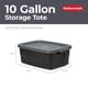 thumbnail image 3 of Bolso Rubbermaid con cuello rugoso, 37,85 L, paquete de 6 unidades, negro y gris, 3 of 8