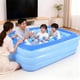 thumbnail image 5 of Piscina inflable HIWENA 208x142x64 cm Suelo suave Azul, 5 of 6