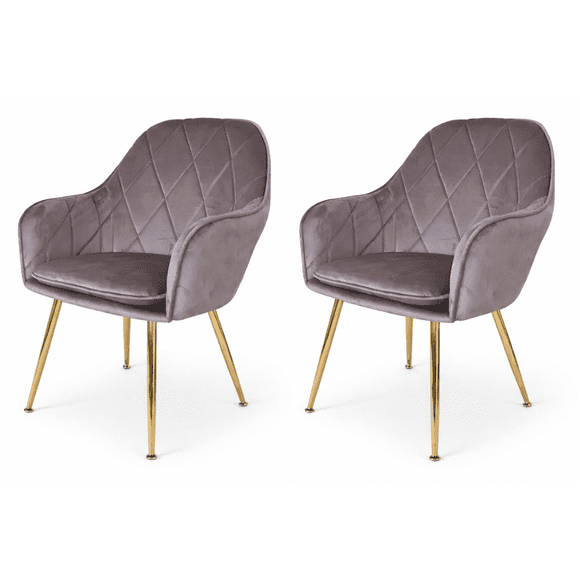 Pack 2 Butacas Sitiales Velvet Diamond Gris