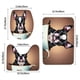 thumbnail image 3 of Juego de 3 Alfombras de Baño Desmarcar Boston Terrier Terciopelo Coral, 3 of 6