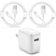 thumbnail image 1 of Cargador ROMITAZ para iPhone, cargador de pared USB de 12 W con cable, 1 of 7