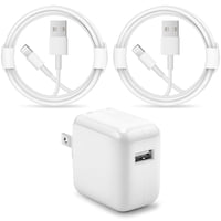 Cargador Romitaz Para Iphone, Cargador De Pared Usb De 12 W Con Cable