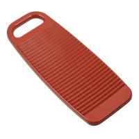 Magideal - Tabla De Lavar Para Ropa Gruesa Con Jabonera, Tabla De Lavandería Antideslizante Portátil Para Fregadero Doméstico, Utensilios De Lavandería, Dormitor Rojo