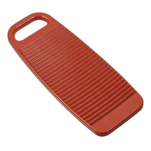 Magideal - Tabla De Lavar Para Ropa Gruesa Con Jabonera, Tabla De Lavandería Antideslizante Portátil Para Fregadero Doméstico, Utensilios De Lavandería, Dormitor Rojo