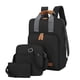 thumbnail image 1 of Set De Mochila 3 En 1 Negra (mochila, Bandolera Y Estuche), 1 of 5