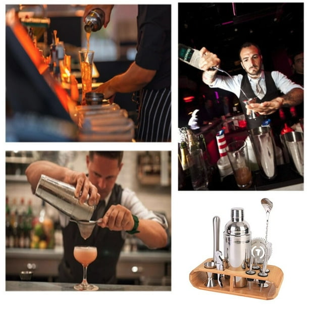 Set Bartender Profesional Cocteleria Utensilios Bar 12 Pcs | Lider