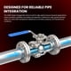 thumbnail image 5 of Válvula de bola con brida MIDLINE VALVE 2" Acero inoxidable 316 1000 WOG, 5 of 7