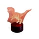 thumbnail image 2 of Lampara Ilusion 3d Dino Velociraptor De 7 Colores Base Touch, 2 of 6