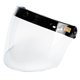 thumbnail image 1 of Escudo De Viento De Cara Abierta 3 Broches Visor De Casco Lente De Escudo De Viento Universal Transparente, 1 of 5