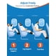 thumbnail image 4 of Juego de Almohadas de Viaje SARISUN para Avión con Hamaca para Pies y Máscara para Ojos, 4 of 6
