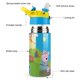 thumbnail image 3 of Peppa Pig Botella de Agua con Tapa Pop Top de Un Toque, Acero Inoxidable, a Prueba de Fugas, para Deportes, Botella Infantil azul 12 oz, 3 of 6