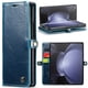 thumbnail image 1 of 1pc Phone Case With Luxury Retro Flip Artificial Leather Case For Samsung Galaxy Z Fold 5 5G Fold5 Wallet With Card Holder Shockproof Cover, 1 of 3