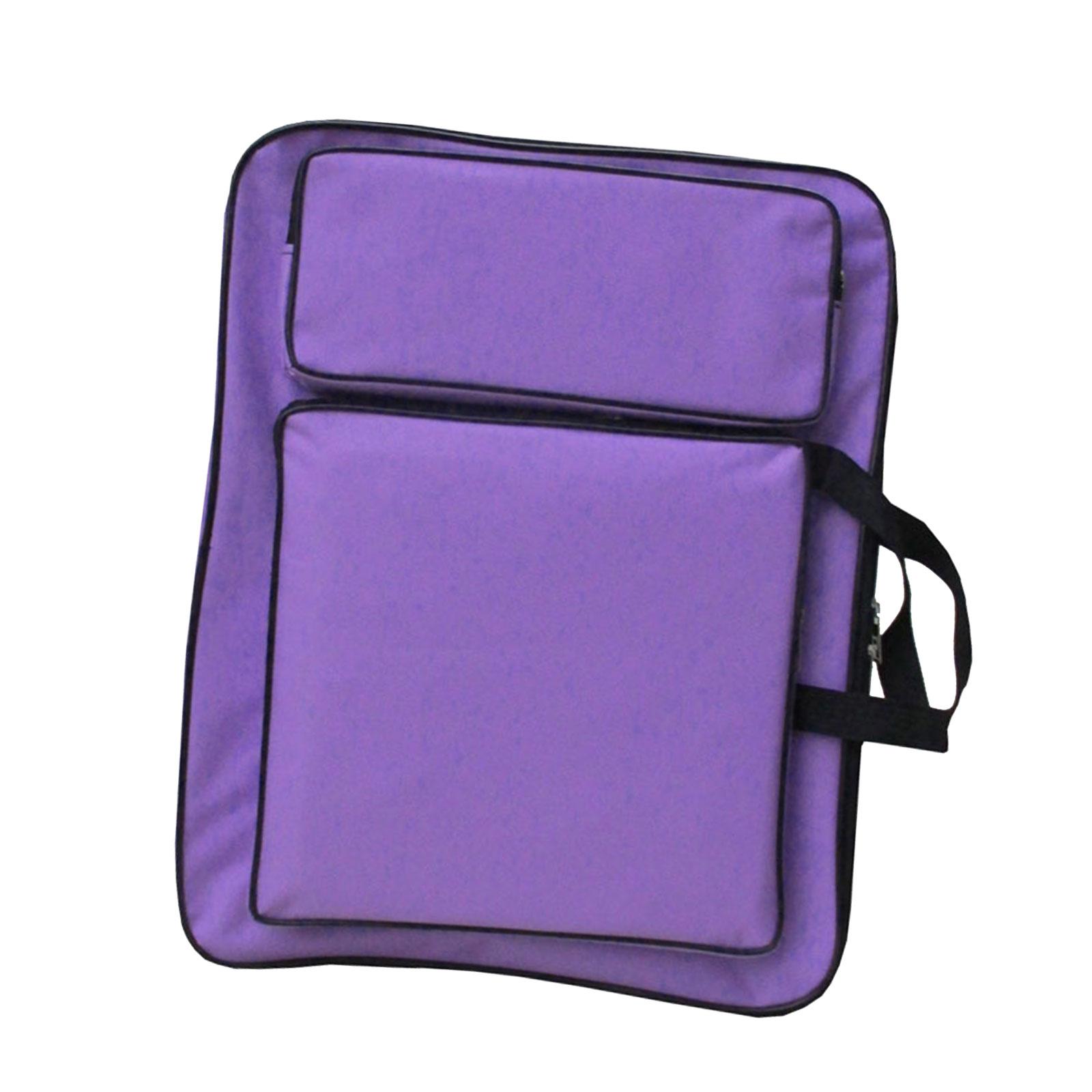 Magideal - Estuche De Cartera De Arte Bolsa De Arte Para Niños Obra De Arte Bolsas De Oxford De Viaje Artistas Mochila Bolsa De Bocetos Para Limpieza De Ollas He Púrpura