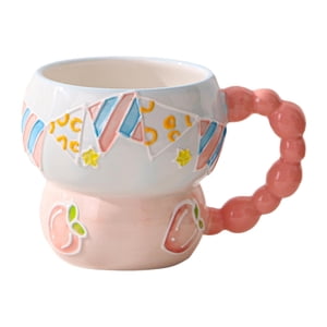 Magideal - Taza De Café De , Taza De Cereales Para El Hogar, Cocina, Taza De Agua, Taza De , Taza De Desayuno Para Té, Fruta, Café Con Leche, Café, Durazno