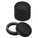 thumbnail image 1 of Deslizadores de Muebles, Paquete de 20 de 1" - Almohadillas Deslizantes Redondas de Fieltro Formado, Deslizadores de Sillas para Pisos de Madera Alfombrados (Negro), 1 of 6