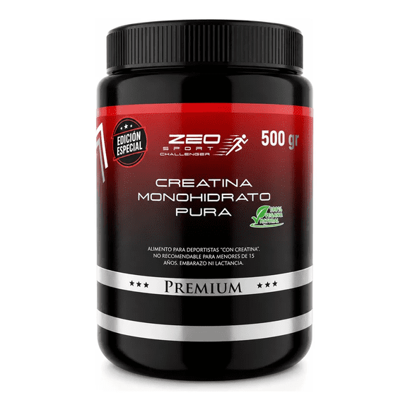 Creatina Pura Zeo Sport X 500 G. 200 Mesh, Calidad Premium.