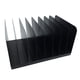 thumbnail image 2 of Organizador de Archivos de Escritorio Huron 8 Compartimentos Acero Negro, 2 of 5
