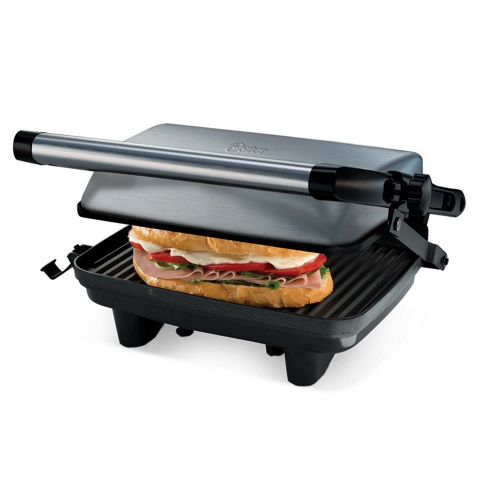Oster - Parrilla Eléctrica Ckstpa2880-052 Plateado.