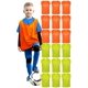 thumbnail image 1 of Chalecos de Scrimmage ATHLOVA Youth – Pack de 18 en Neón Amarillo/Naranja, 1 of 6