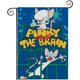 thumbnail image 1 of Pinky y Cerebro-bandera de jardín temática. 28CM*45CM, 1 of 5