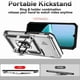 thumbnail image 5 of Funda Resistente Anillo Soporte Xiaomi Redmi 15C Privacidad Cámara Montaje Magnético Plata, 5 of 6