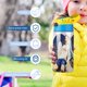 thumbnail image 5 of Son Heung-min-theme One-Touch Pop Top Water Bottle Stainless Steel Leak-Proof Sports Children's Bottle blue 12oz, 5 of 6