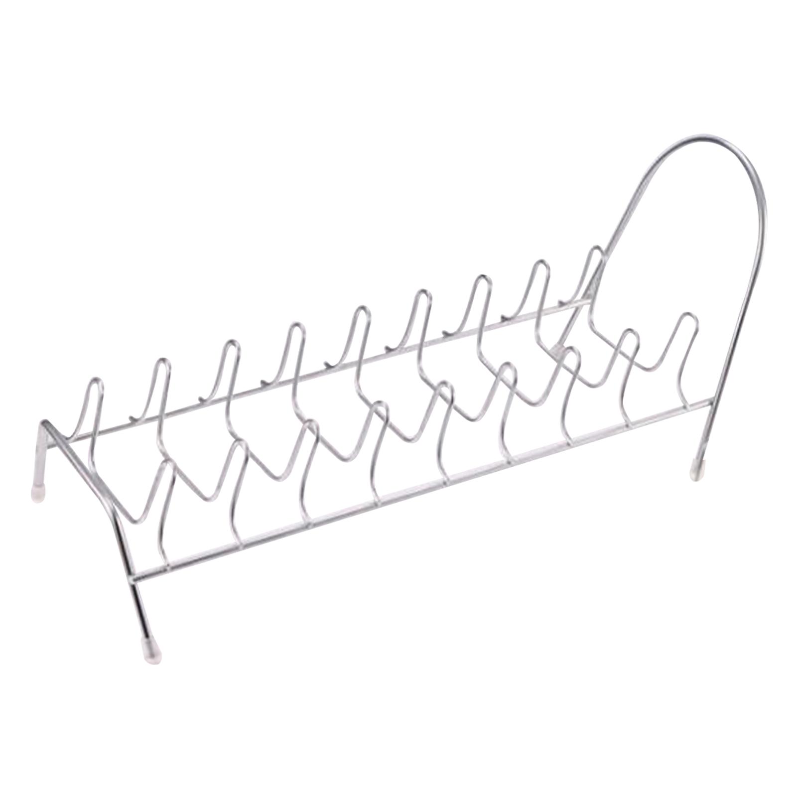 Magideal - Escurridor Estante De Almacenamiento Metal Decorativo Multipropósito Reutilizable Tapa Soportes De Secado Para Cocina Encimera Restaurantes 9 Niveles