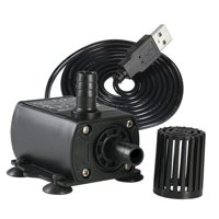 Magideal - Bomba De Agua Sumergible Sin Escobillas, Bomba De Fuente Ajustable Dc 5V Para Sumidero Hidropónico, Refrigeración Por Agua, Dispensador De Agua Para
